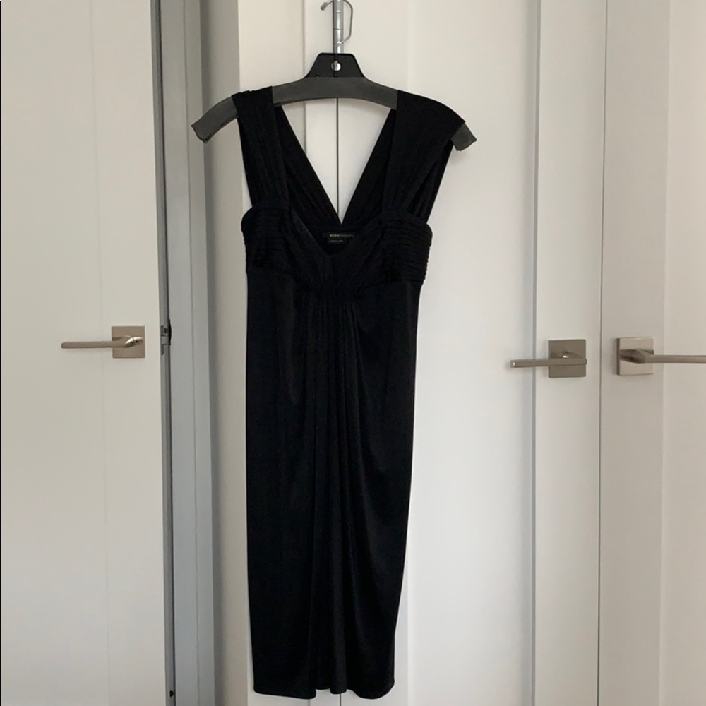 Black sleeveless BCBG dress
